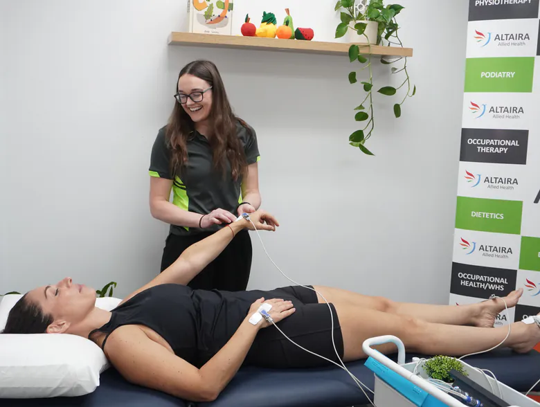 Clinician-led health optimisation testing at Altaira Allied Health, Adelaide